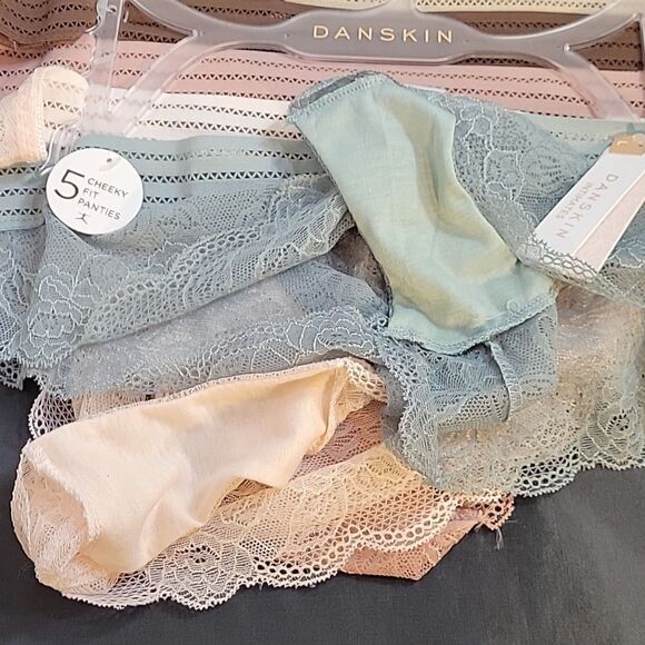 BRAND NEW DANSKIN 5PK CHEEKY FIT WOMEN"S PANTIES INTIMATES SETS - Picture 15 of 16